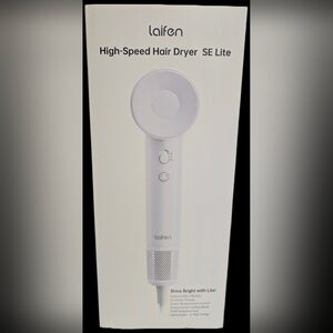 NEW NIB Laifen High Speed Hair Dryer - SE Lite Glossy Purple - 1400 Watts